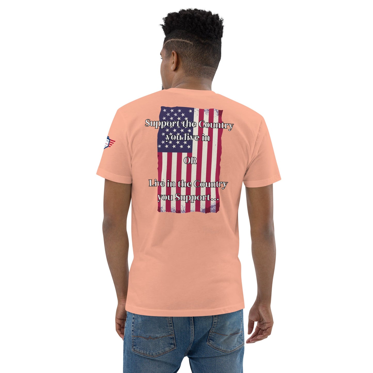 Nosotros la Gente - camiseta entallada - Apoya el país donde vives - O - Vive en el país que apoyas