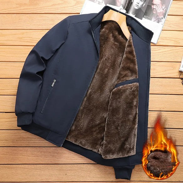 Men's Fleece Lined Thickened Autumn/Winter Jacket - # BOAA13210015