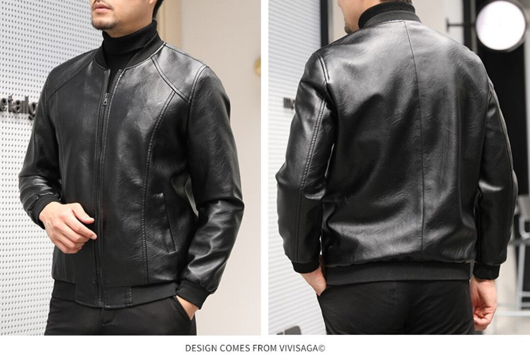 Men's Leather Jacket - Patagonia | Autumn & Winter Style - BOAA13210021