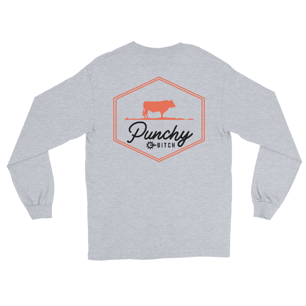 Punchy B Cow Long Sleeve