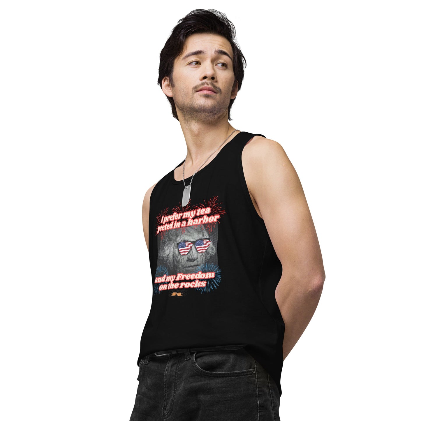 yeet tea - Men’s premium tank top
