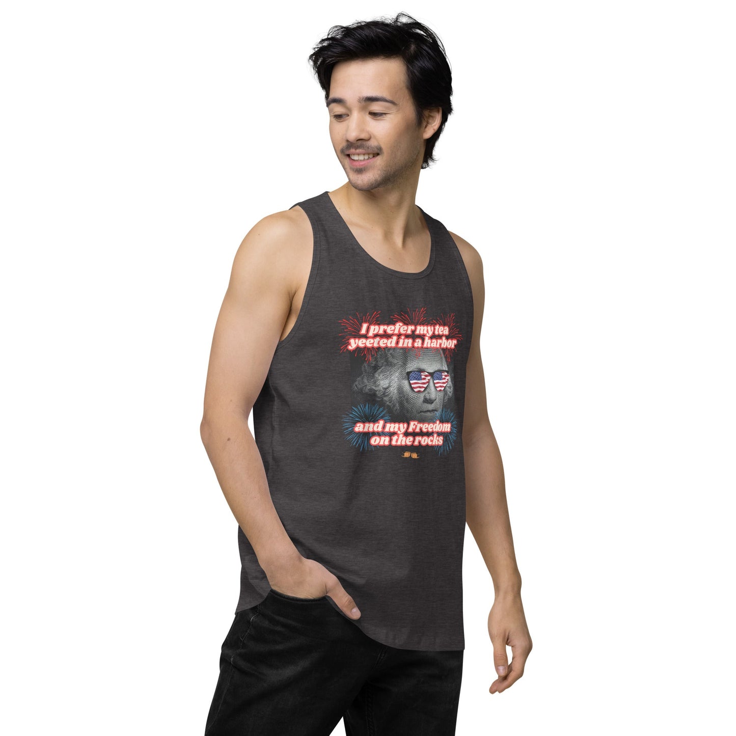 yeet tea - Men’s premium tank top