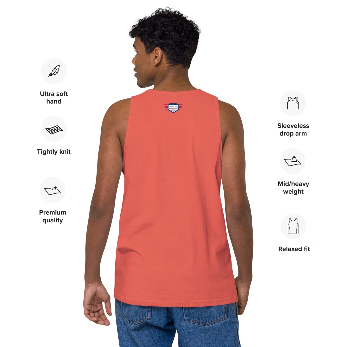 Mantente Fuerte - Camiseta de tirantes premium para hombre