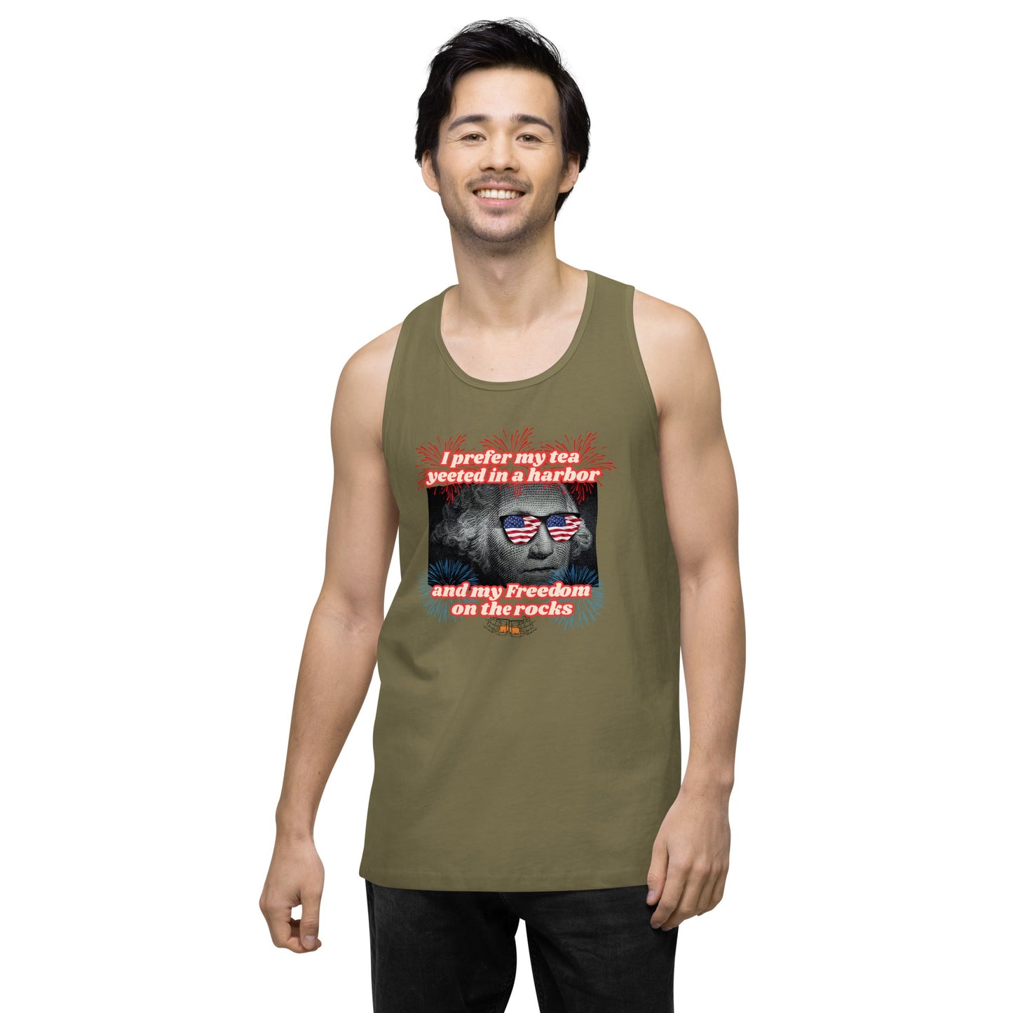 yeet tea - Men’s premium tank top