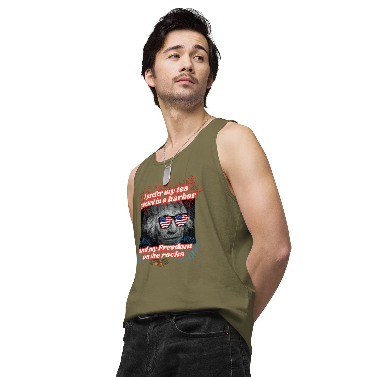 yeet tea - Men’s premium tank top