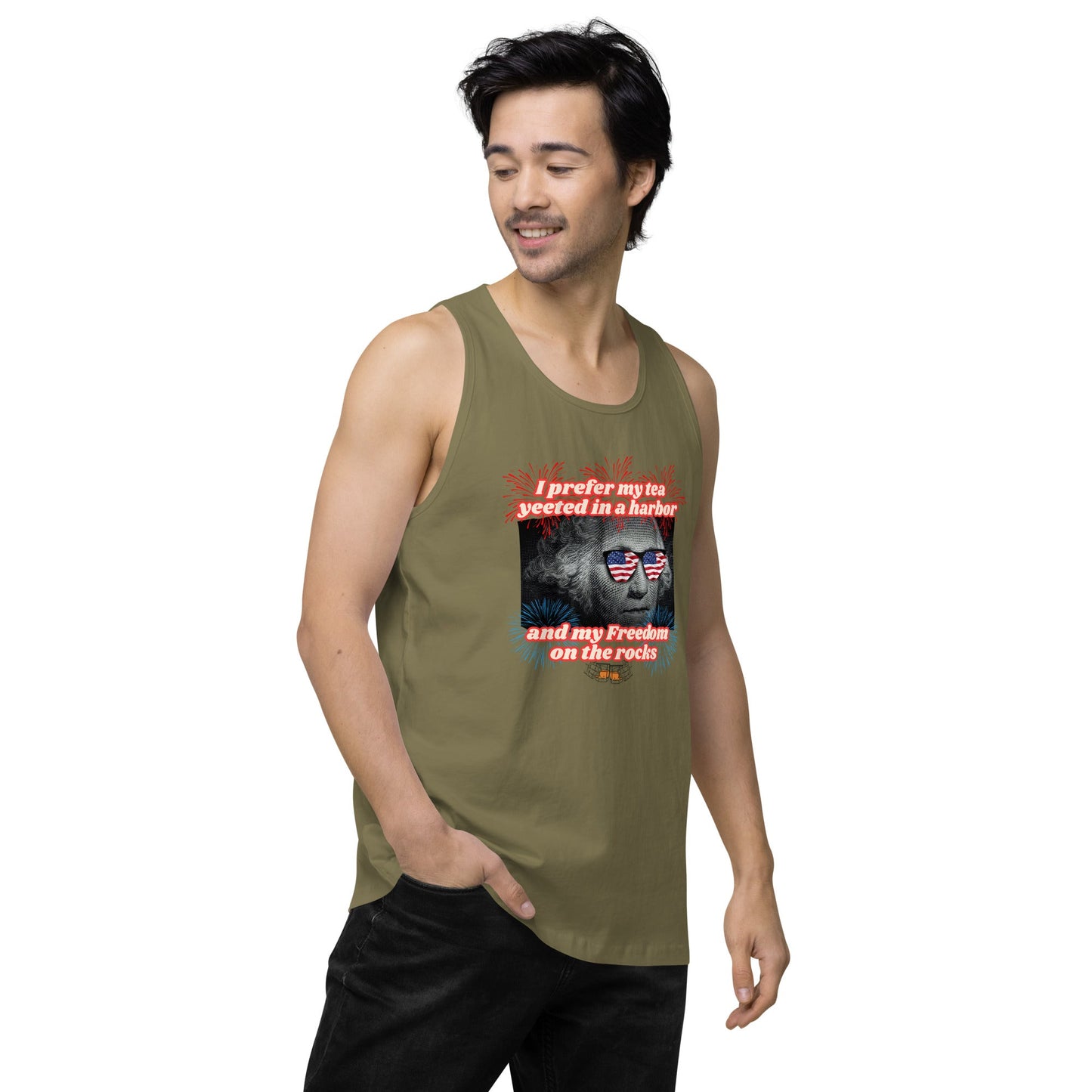 yeet tea - Men’s premium tank top