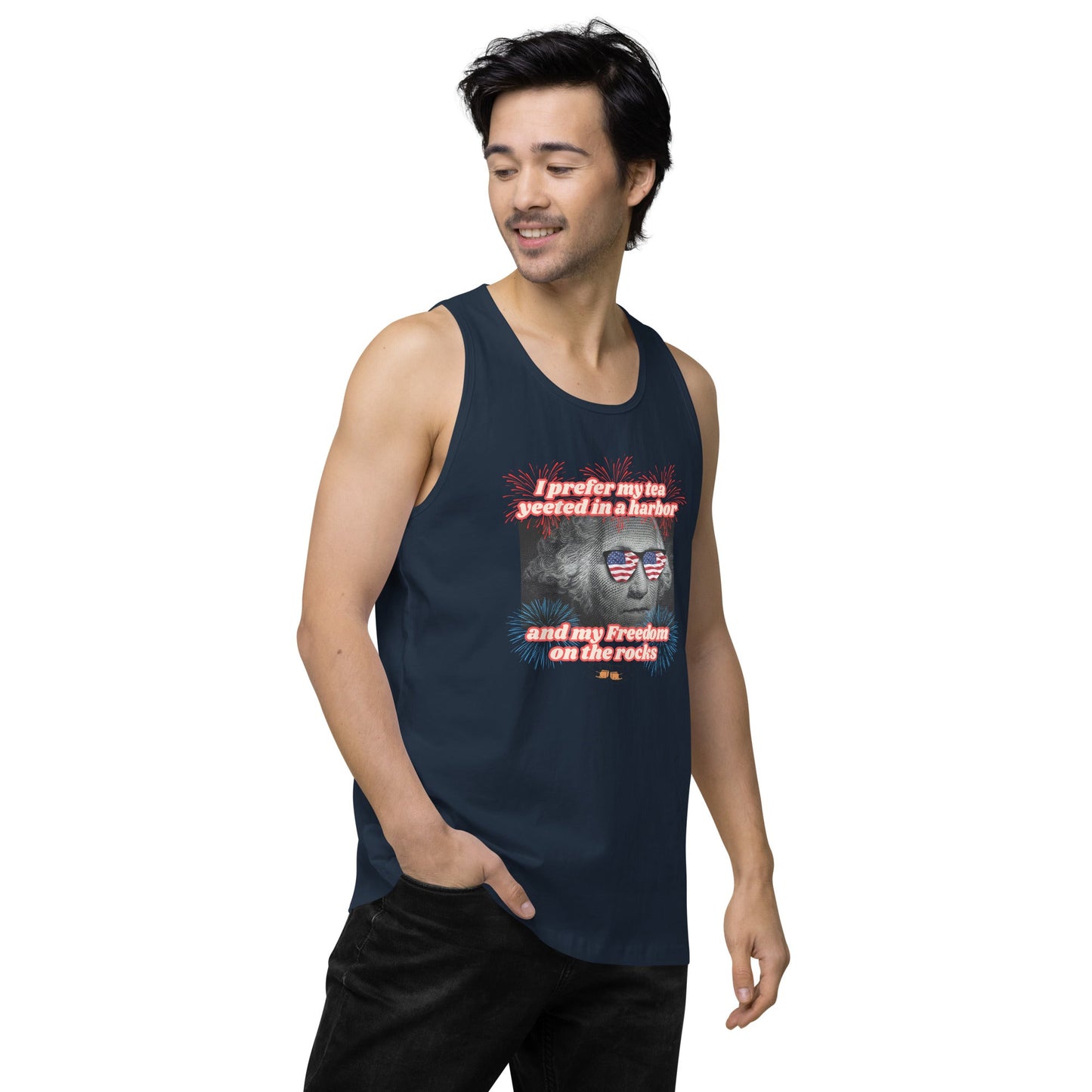 yeet tea - Men’s premium tank top