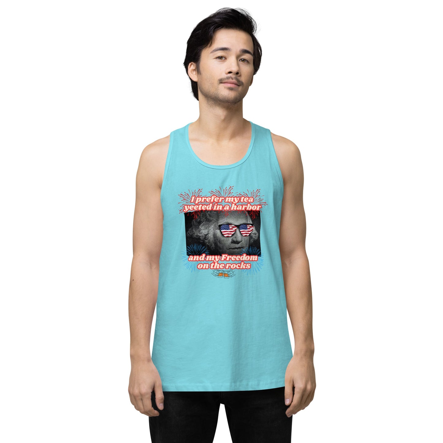 yeet tea - Men’s premium tank top
