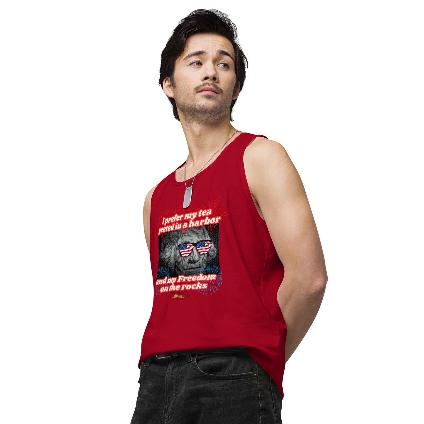 yeet tea - Men’s premium tank top
