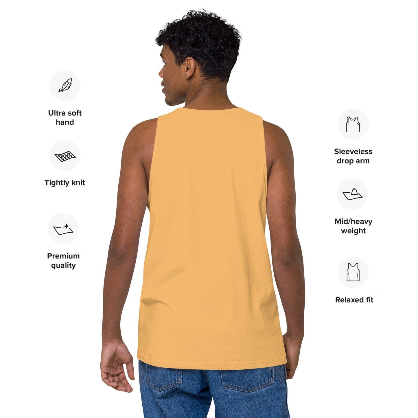 Mantente Fuerte - Camiseta de tirantes premium para hombre