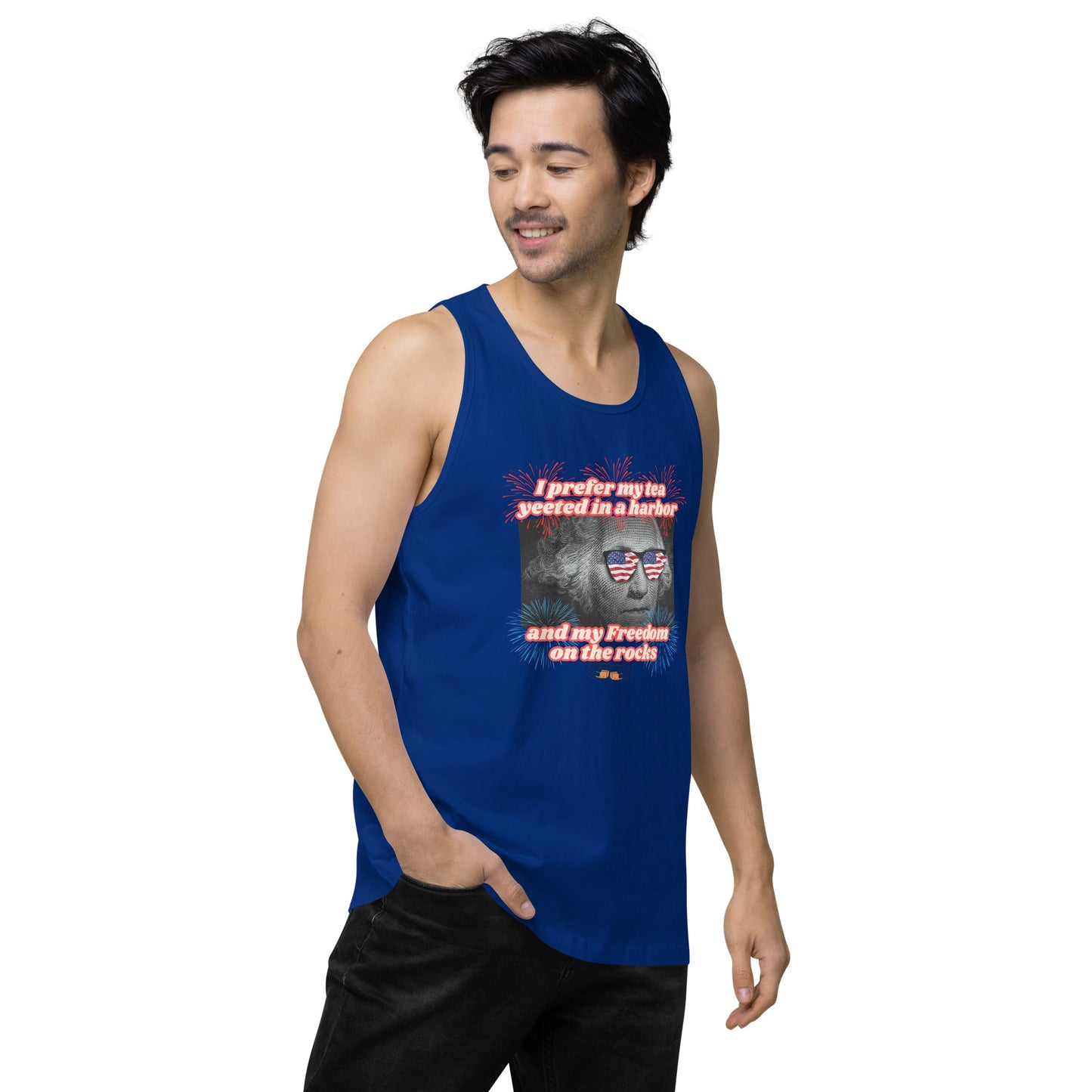 yeet tea - Men’s premium tank top