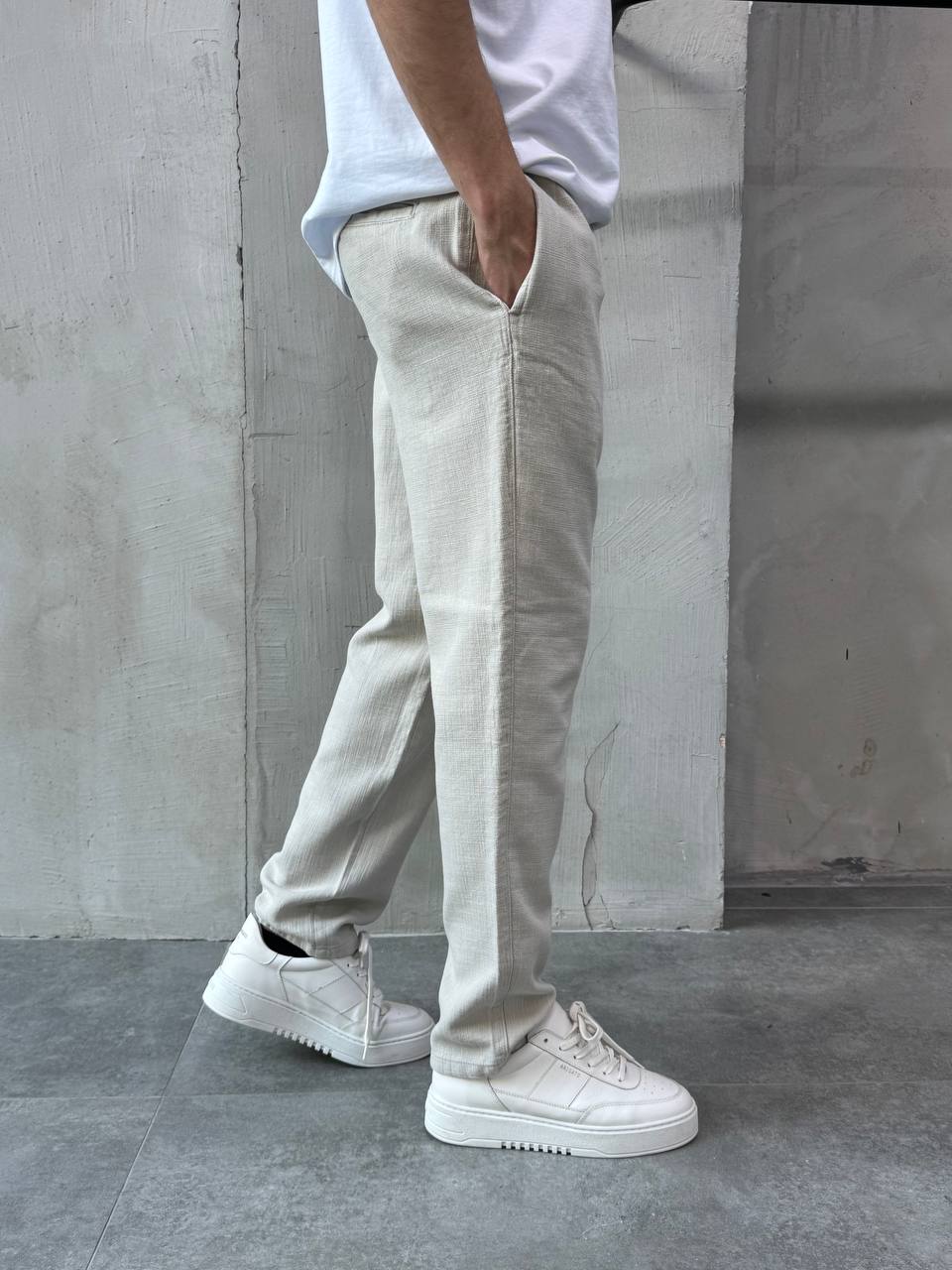 Pantalones de casa de hombre Comfort Flex con cordón - Ajuste relajado de tacto suave para la comodidad diaria