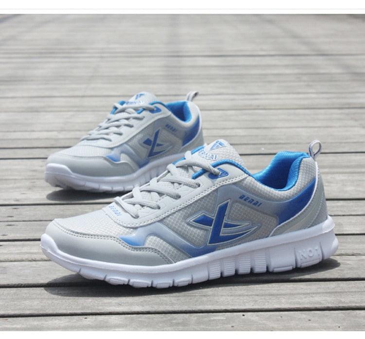 Mens Sport Running Sneakers Breathable Mesh Fashion Men Light Trainers Sneakers Mens Running Light Breathable Shoes Light Weight Running Sneakers