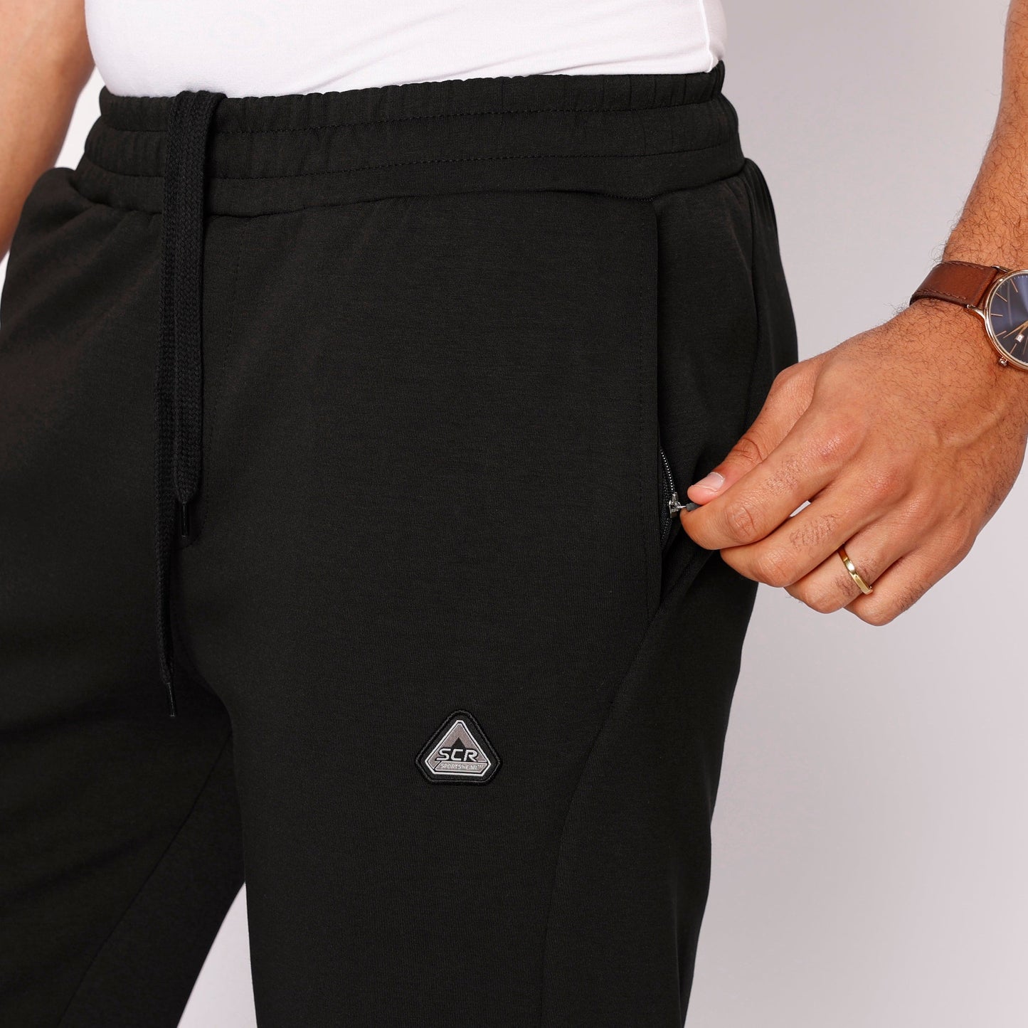 Pantalones deportivos SCR Classic Athleisure - Rectos (talla alta)