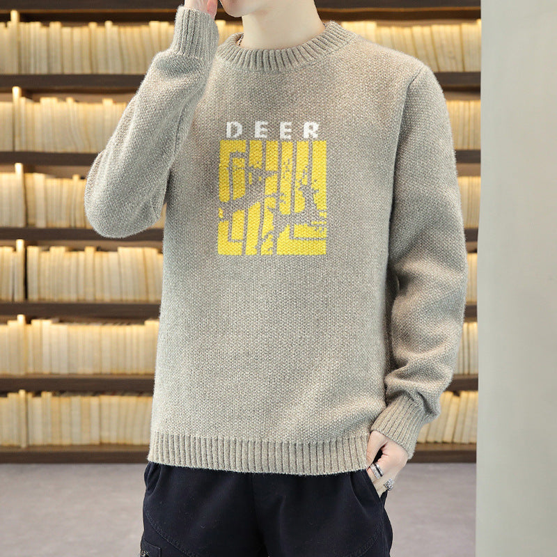 Men's Thickened Sweater | For Autumn and Winter | Youth - # BOAA13510055
