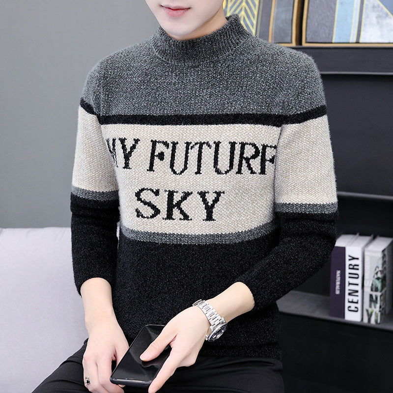 Men's Thickened Sweater | For Autumn and Winter | Youth - # BOAA13510055