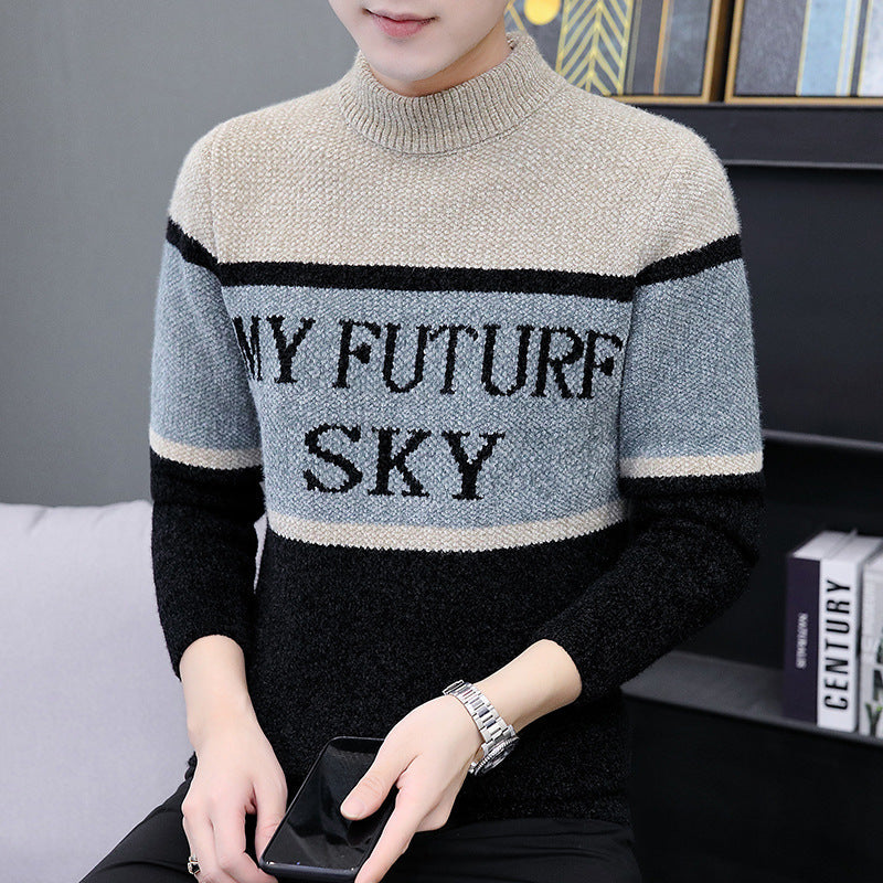 Men's Thickened Sweater | For Autumn and Winter | Youth - # BOAA13510055