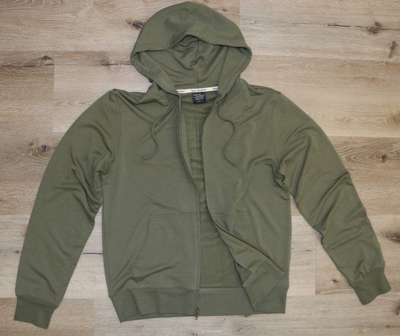 Men's Eco-Smart Full-Zip Bamboo Viscose Hoodie