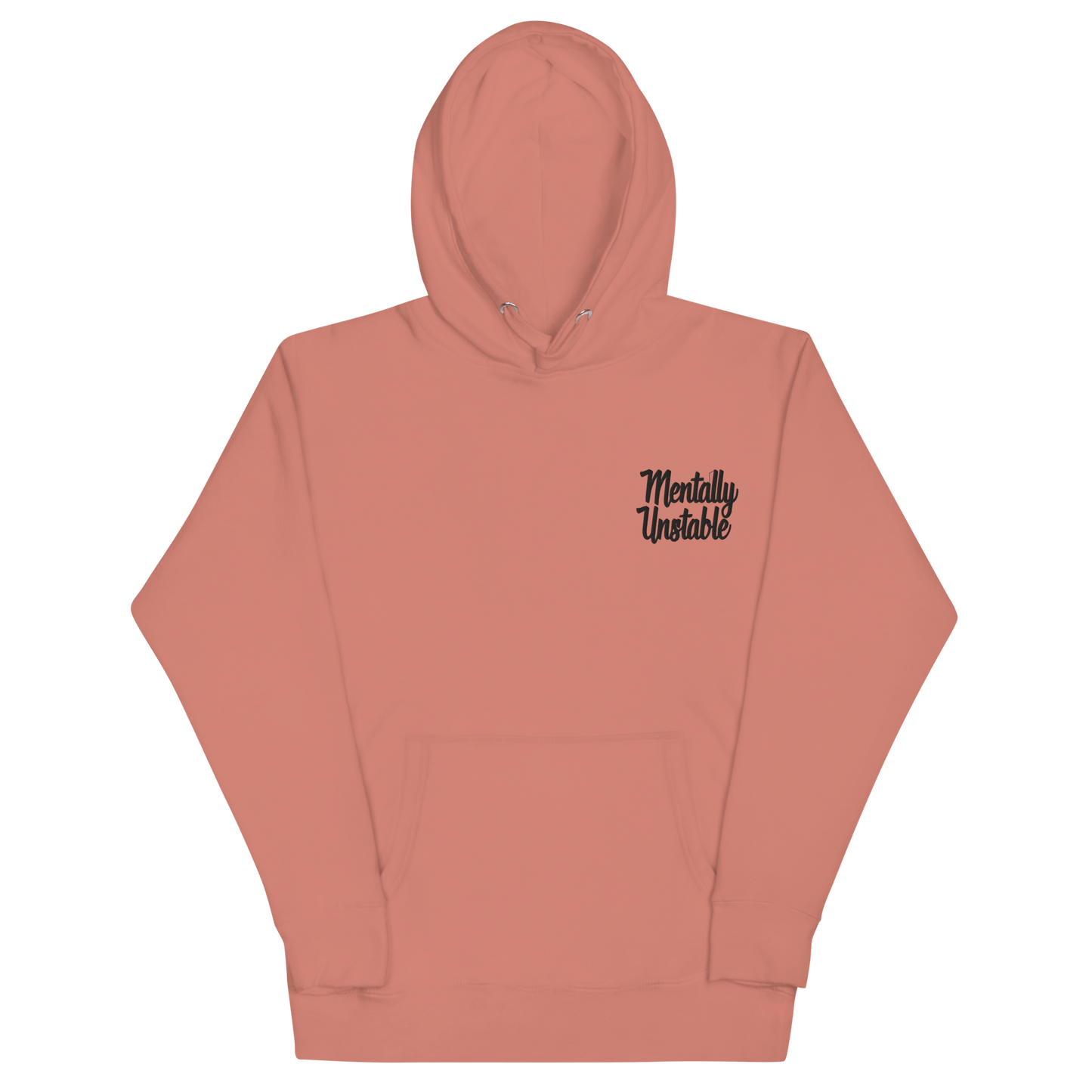 Sudadera bordada de inestable mental