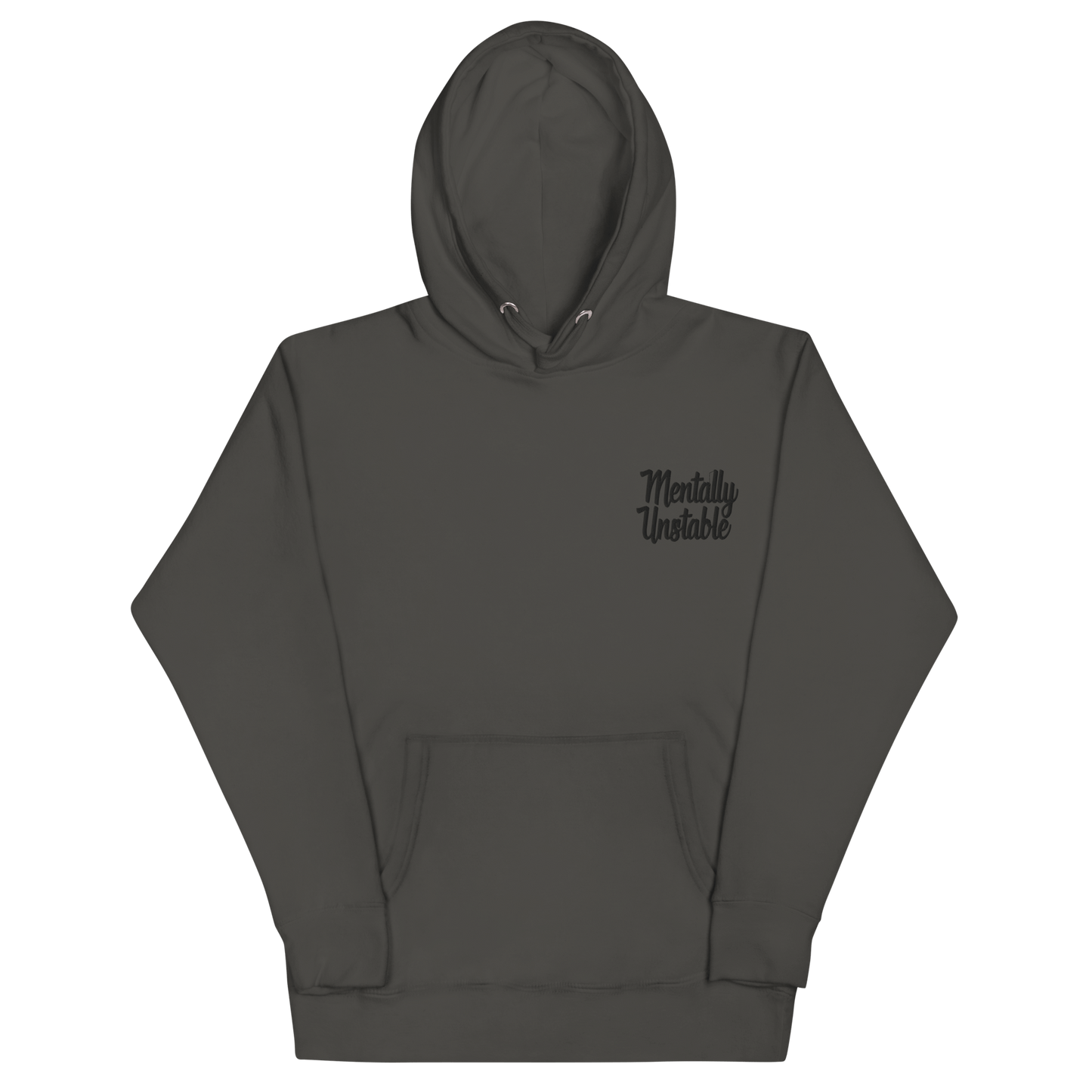 Sudadera bordada de inestable mental