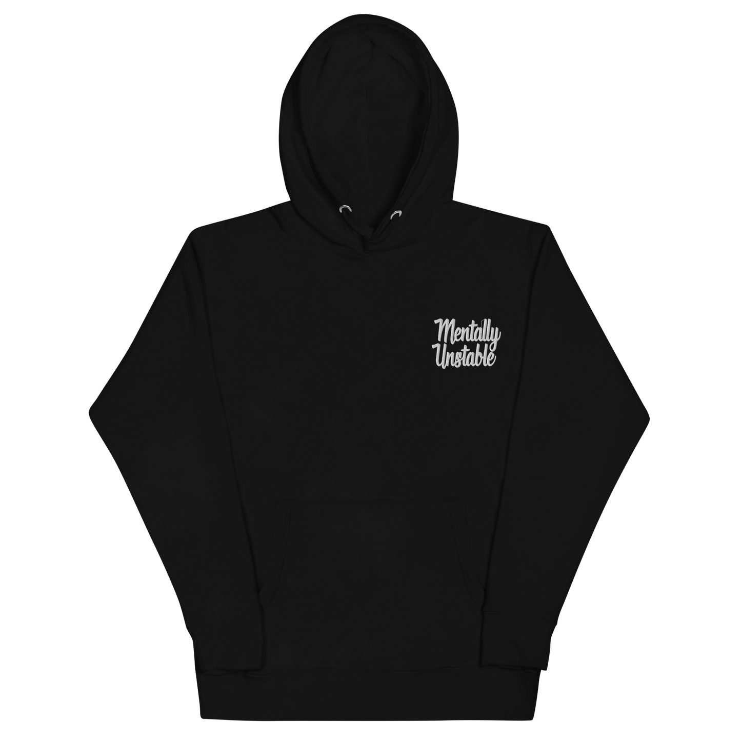 Sudadera bordada de inestable mental