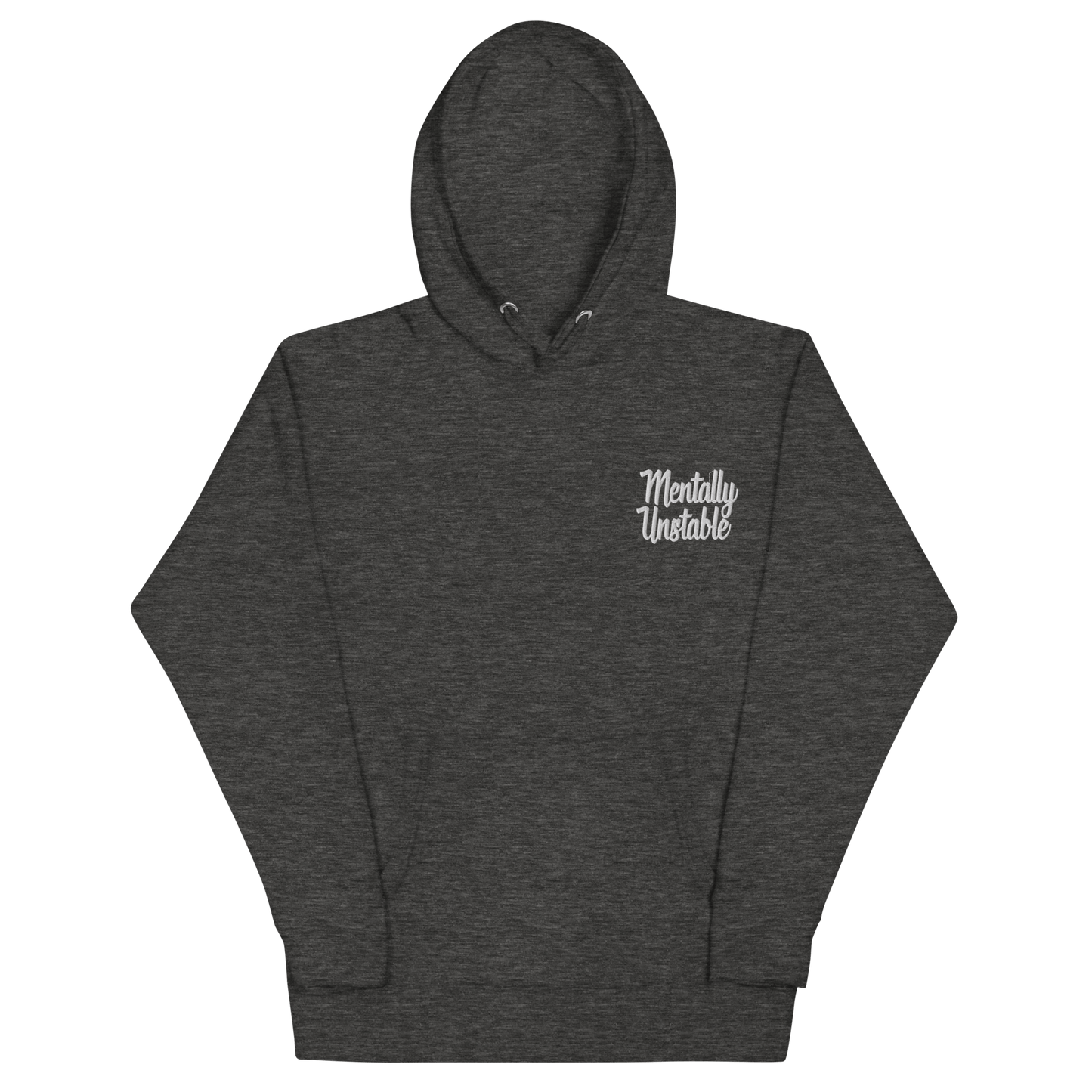 Sudadera bordada de inestable mental