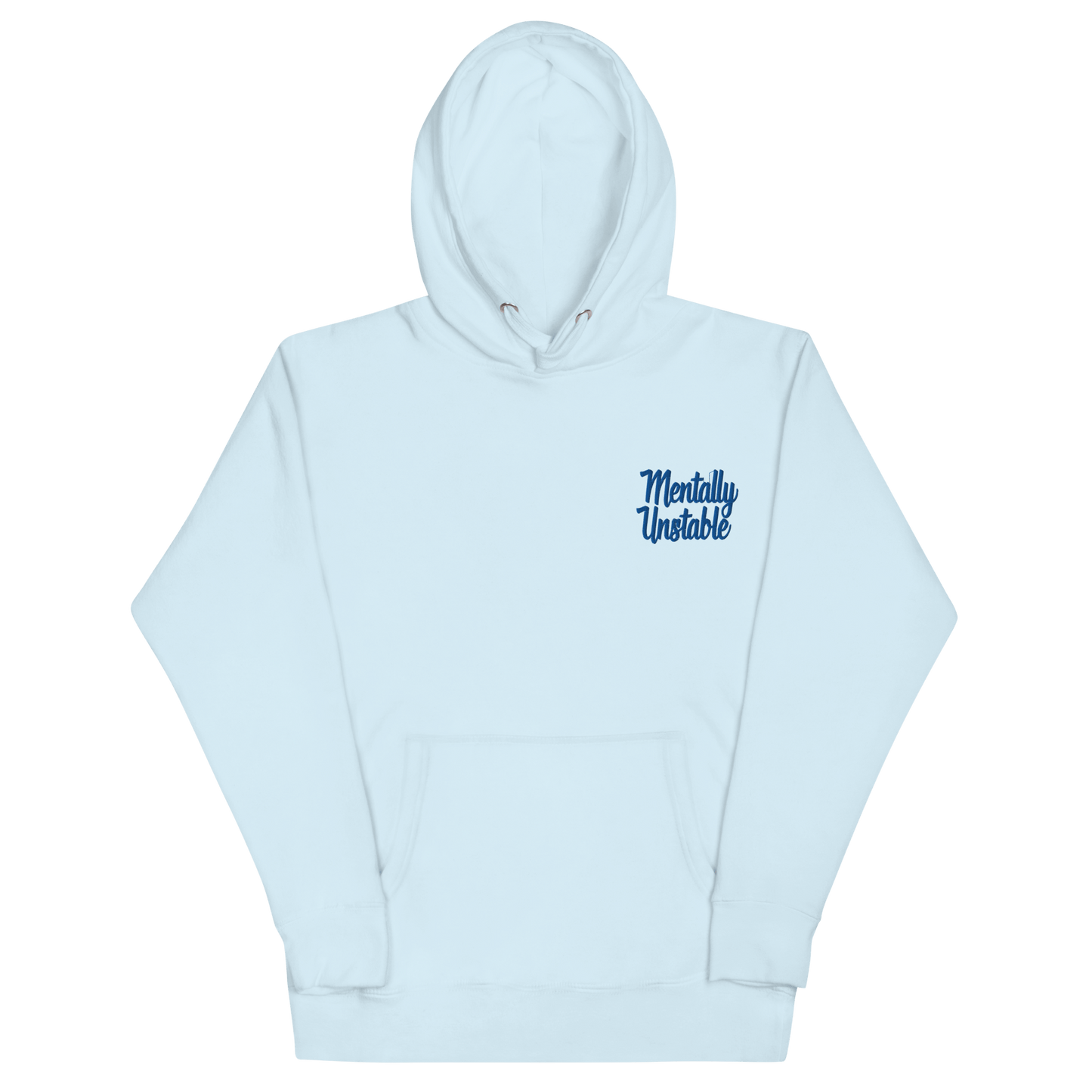 Sudadera bordada de inestable mental