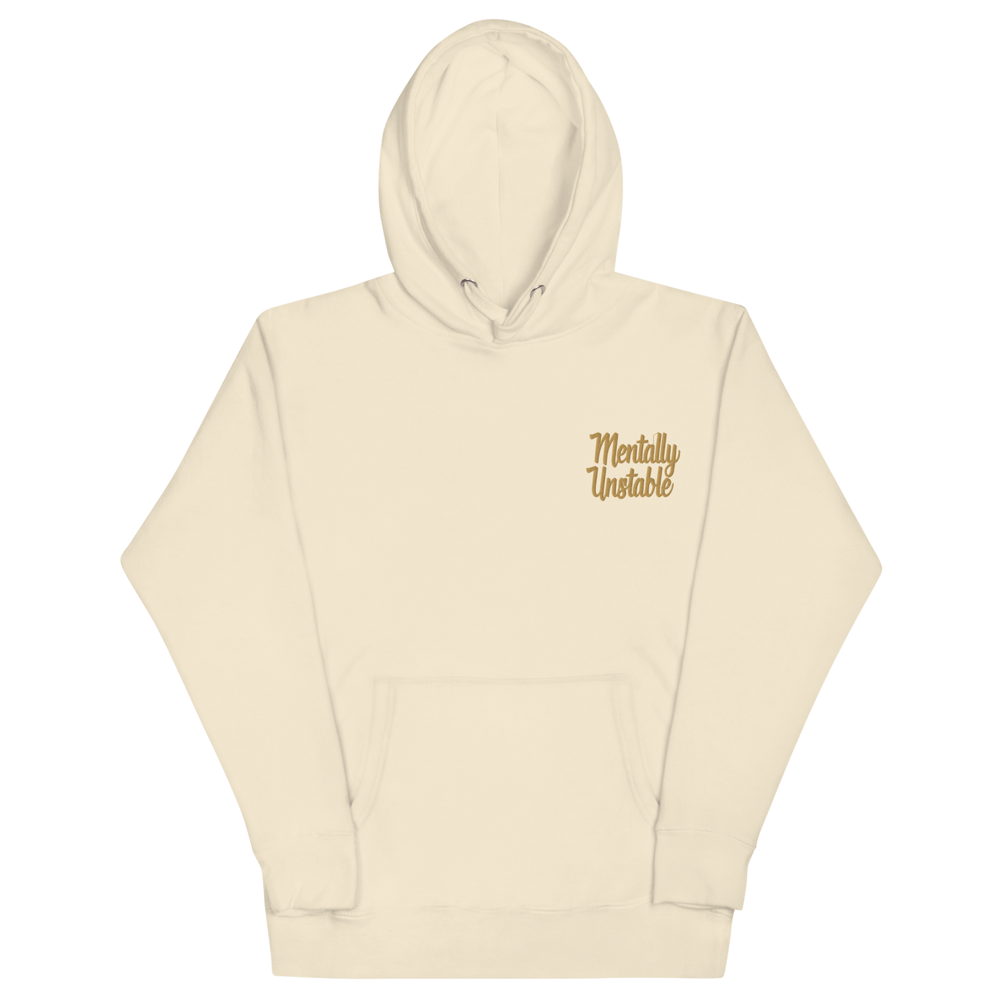 Sudadera bordada de inestable mental