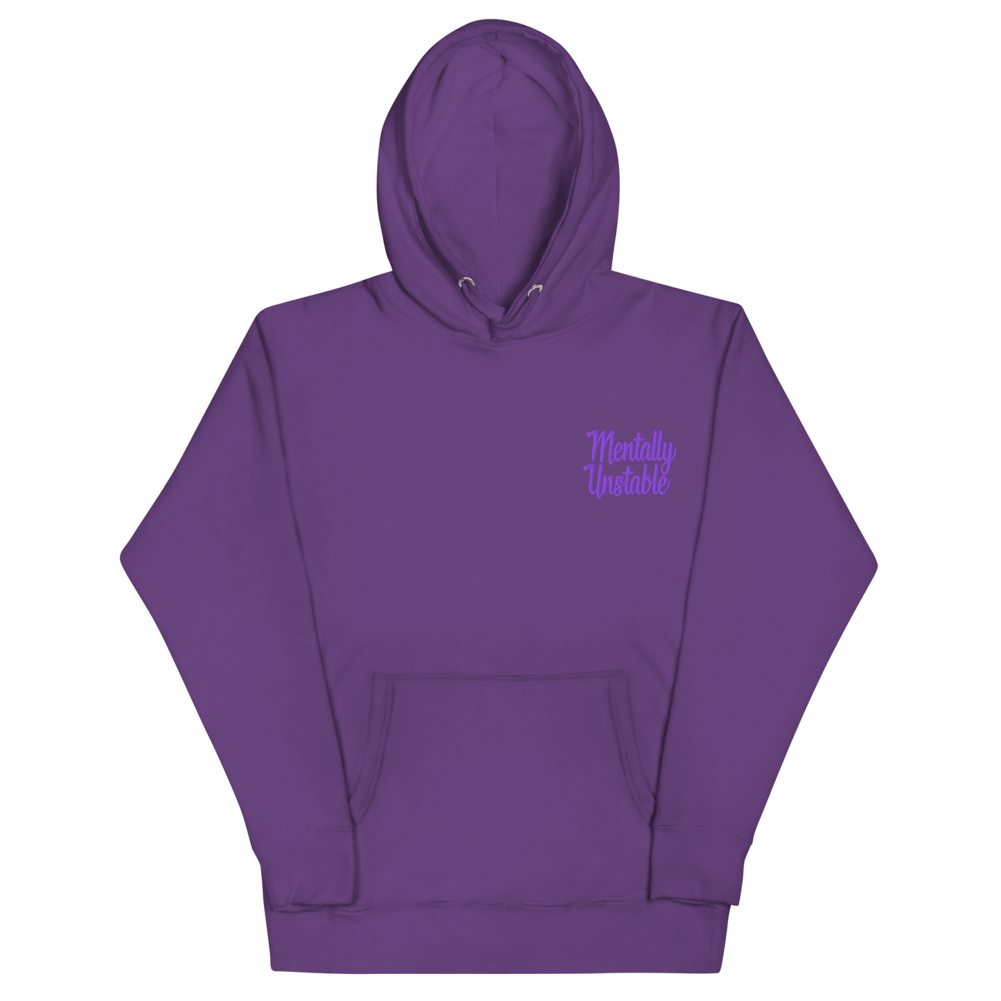 Sudadera bordada de inestable mental