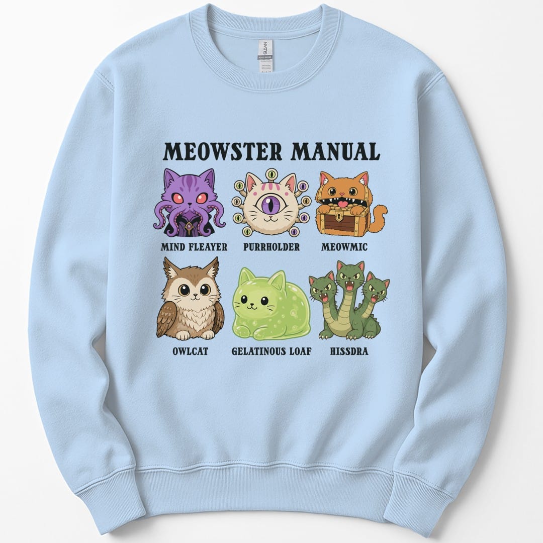 Meowster Manual Sweatshirt