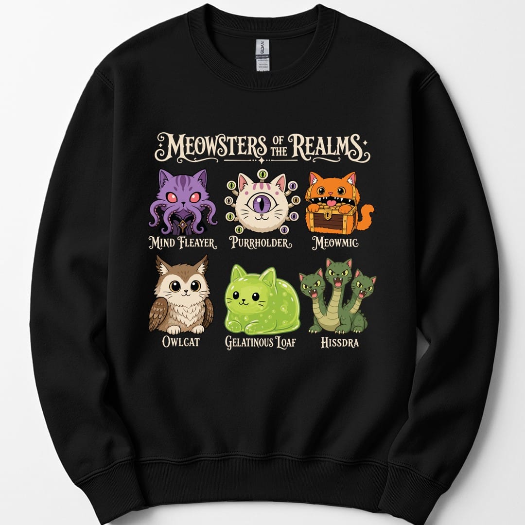 Meowsters of the Realms Sweatshirt