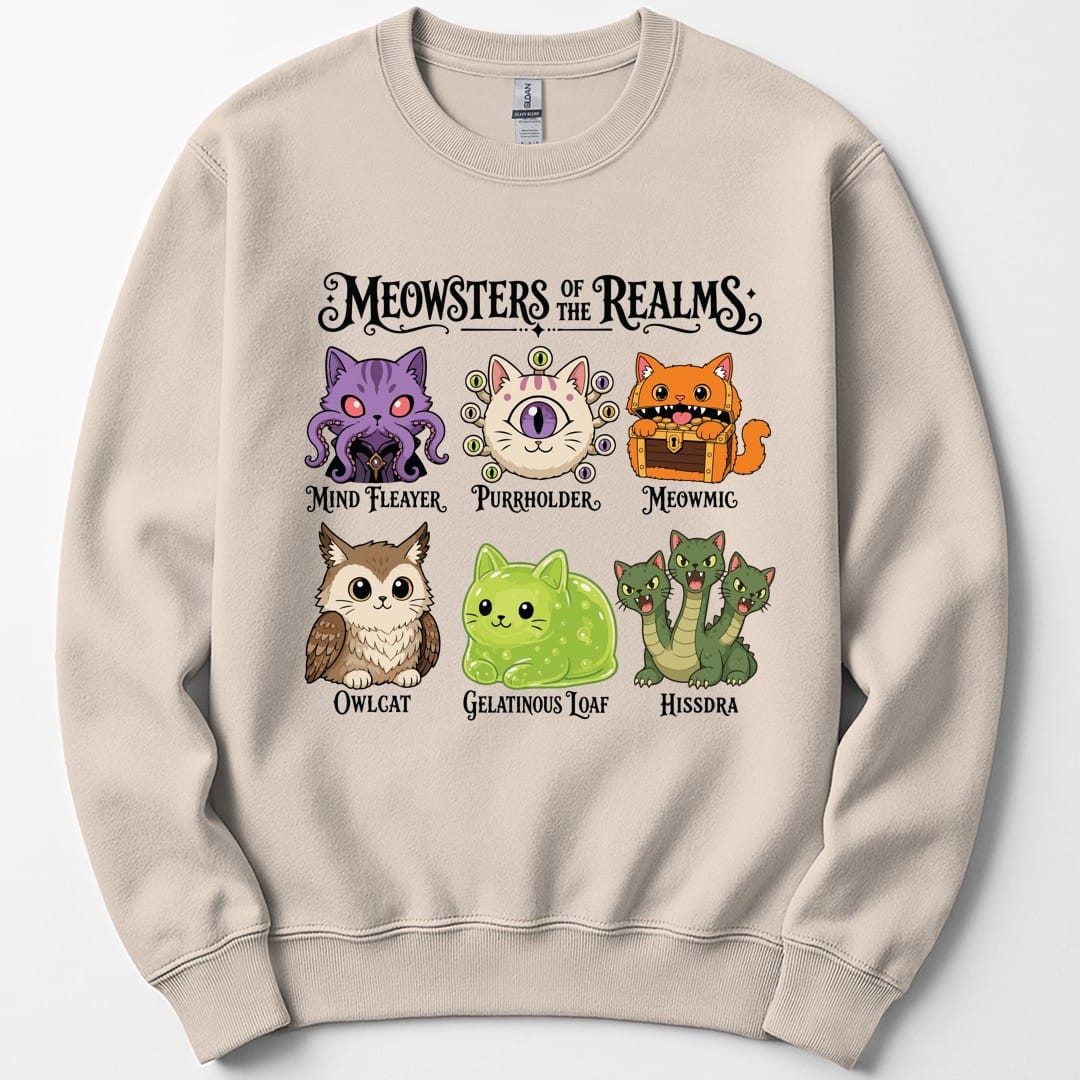 Meowsters of the Realms Sweatshirt