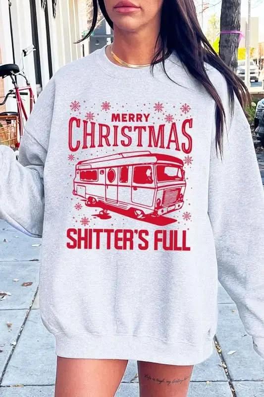 Jackets Color Bear Shitter's Full Graphic Unisex Sweatshirt Holiday Party Comfy Crewneck