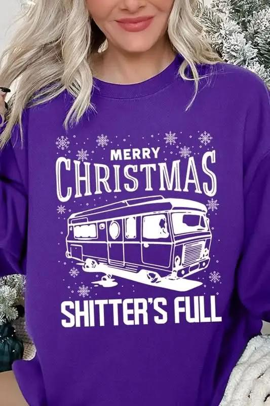Jackets Color Bear Shitter's Full Graphic Unisex Sweatshirt Holiday Party Comfy Crewneck