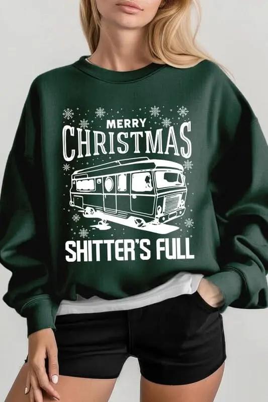 Jackets Color Bear Shitter's Full Graphic Unisex Sweatshirt Holiday Party Comfy Crewneck