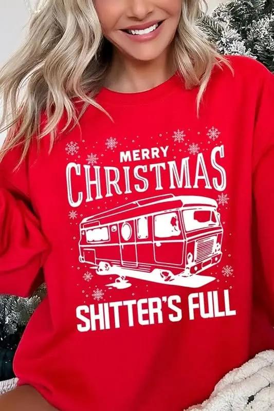 Jackets Color Bear Shitter's Full Graphic Unisex Sweatshirt Holiday Party Comfy Crewneck