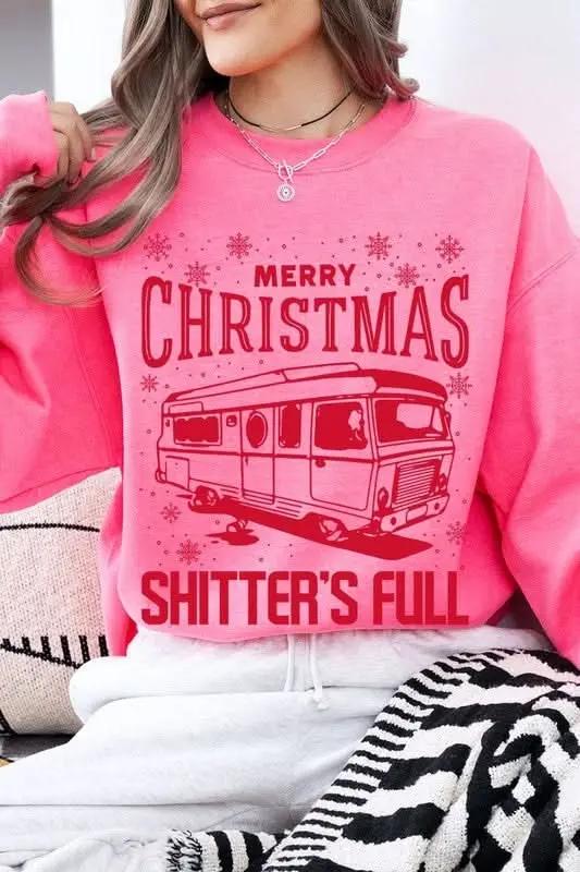 Jackets Color Bear Shitter's Full Graphic Unisex Sweatshirt Holiday Party Comfy Crewneck