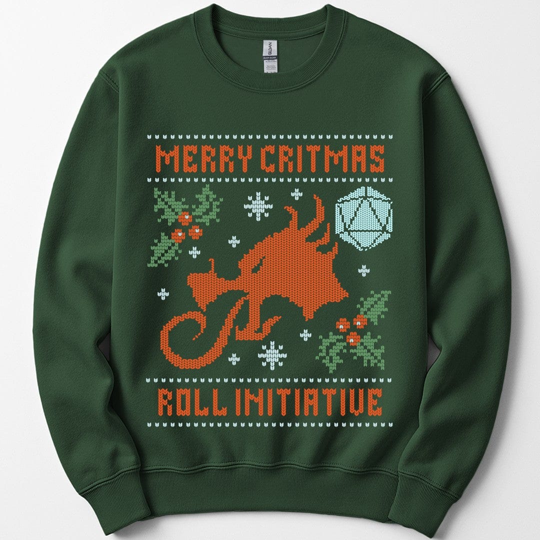 Merry Critmas Initiative Ugly Sweater Sweatshirt