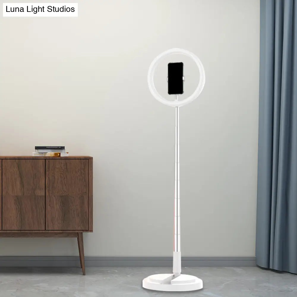 DecorBites™ Metallic LED Makeup Lamp with Phone Holder and USB Fill Light in 3 Colors