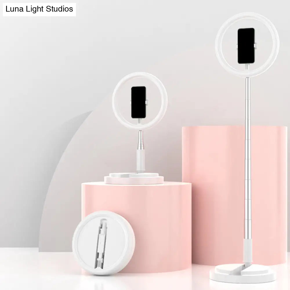 DecorBites™ Metallic LED Makeup Lamp with Phone Holder and USB Fill Light in 3 Colors