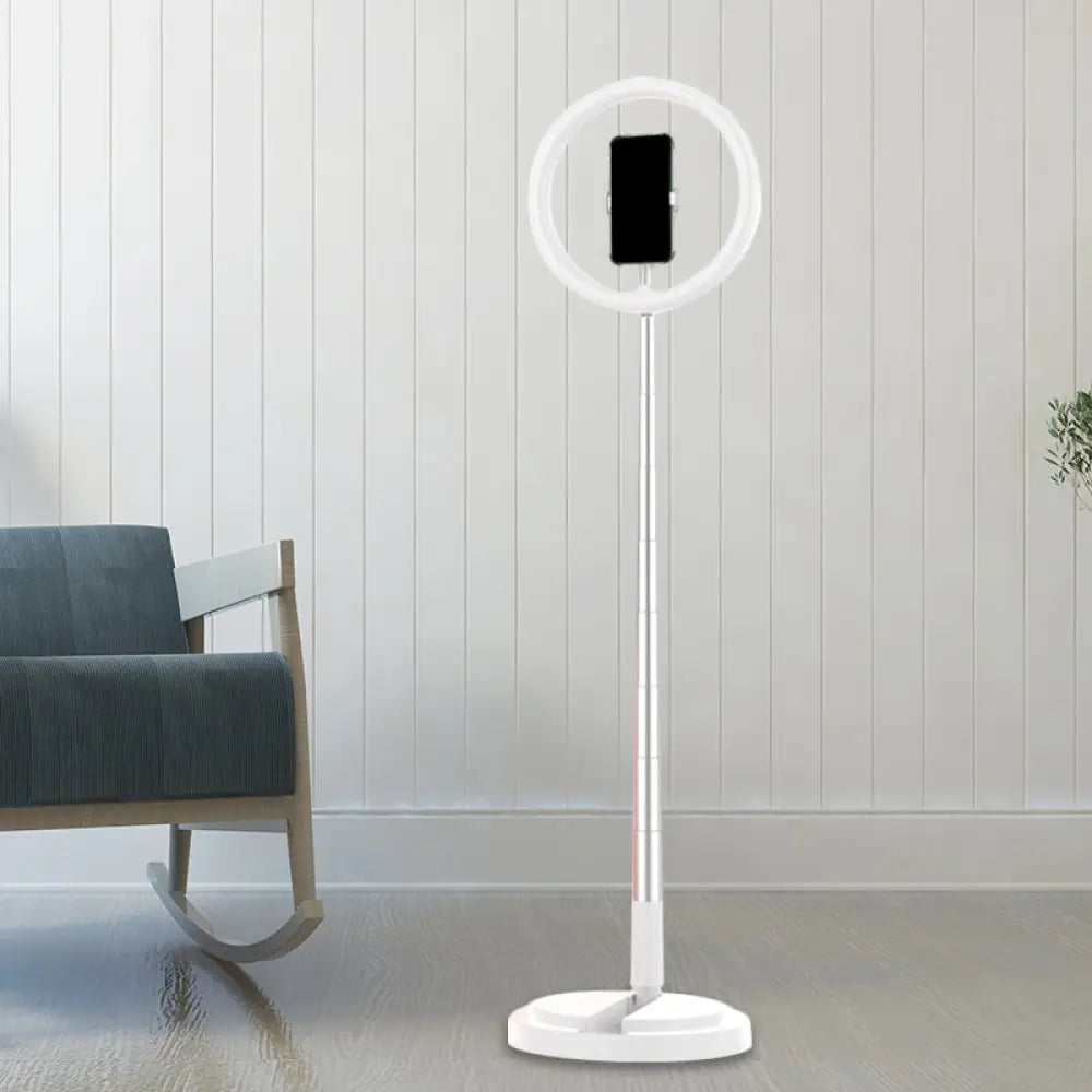 DecorBites™ Metallic LED Makeup Lamp with Phone Holder and USB Fill Light in 3 Colors