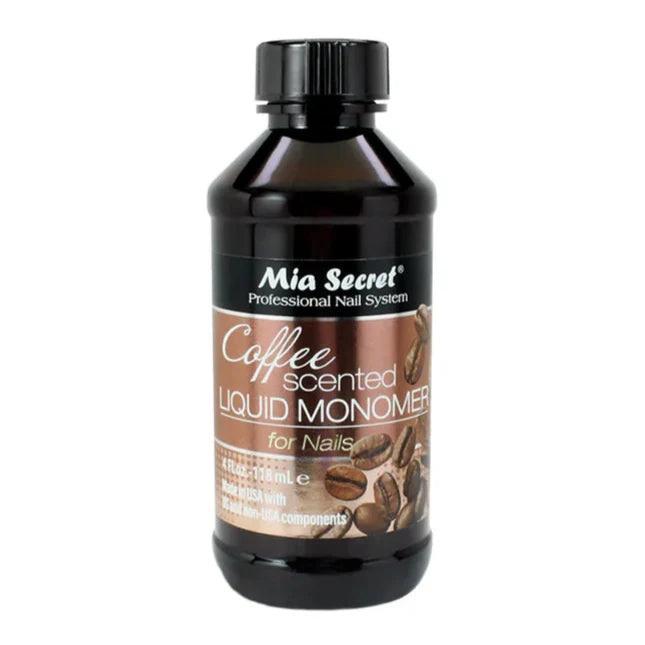 Mia Secret - Coffee Scented Liquid Monomer, 4oz