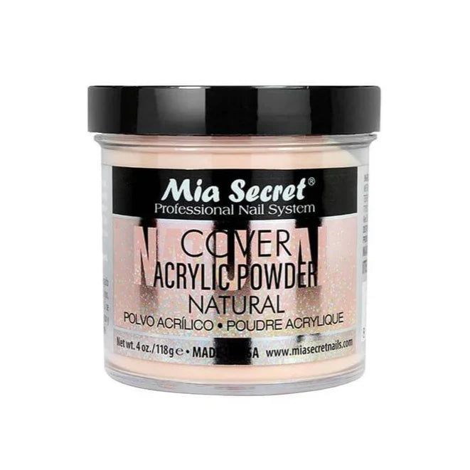 Mia Secret - Cover Natural Acrylic Powder, 2oz and 4oz