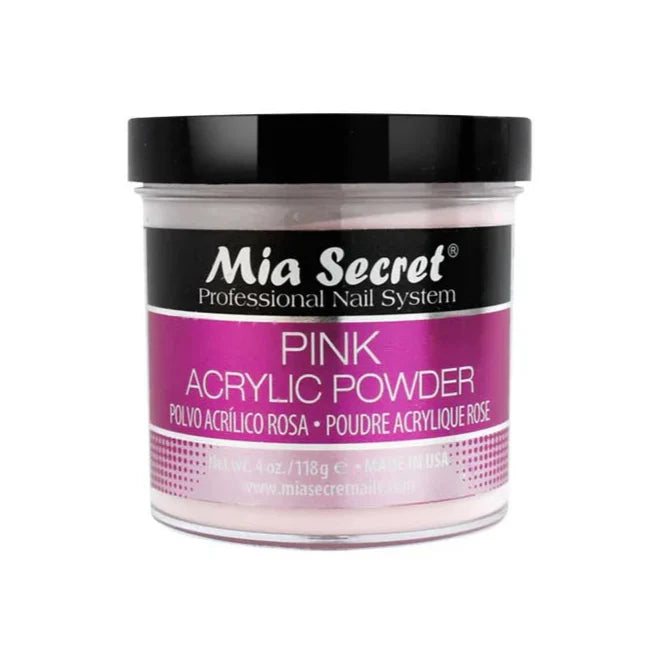 Mia Secret - Pink Acrylic Powder, 2oz/4oz/8oz