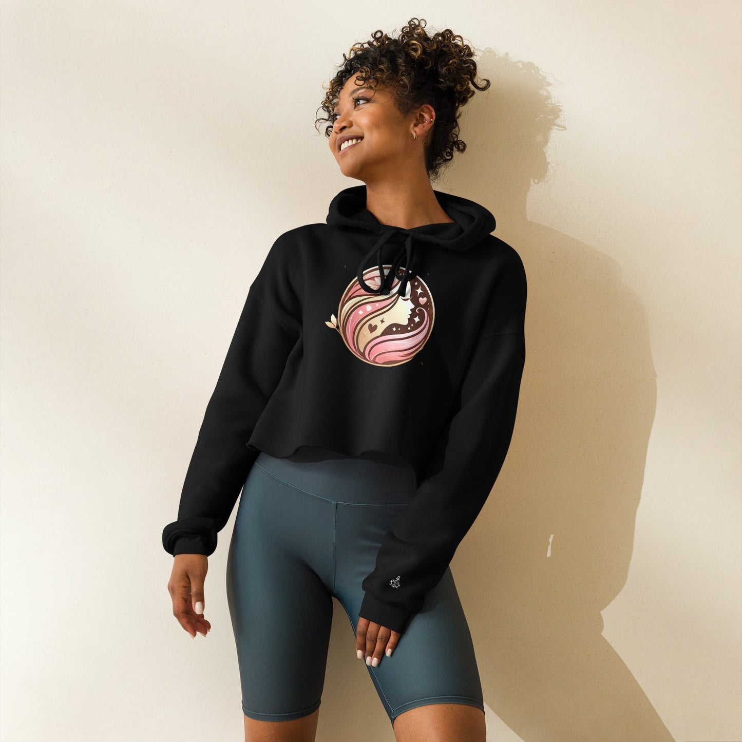 Million Dollar Beauties Debut Emblem Crop Hoodie