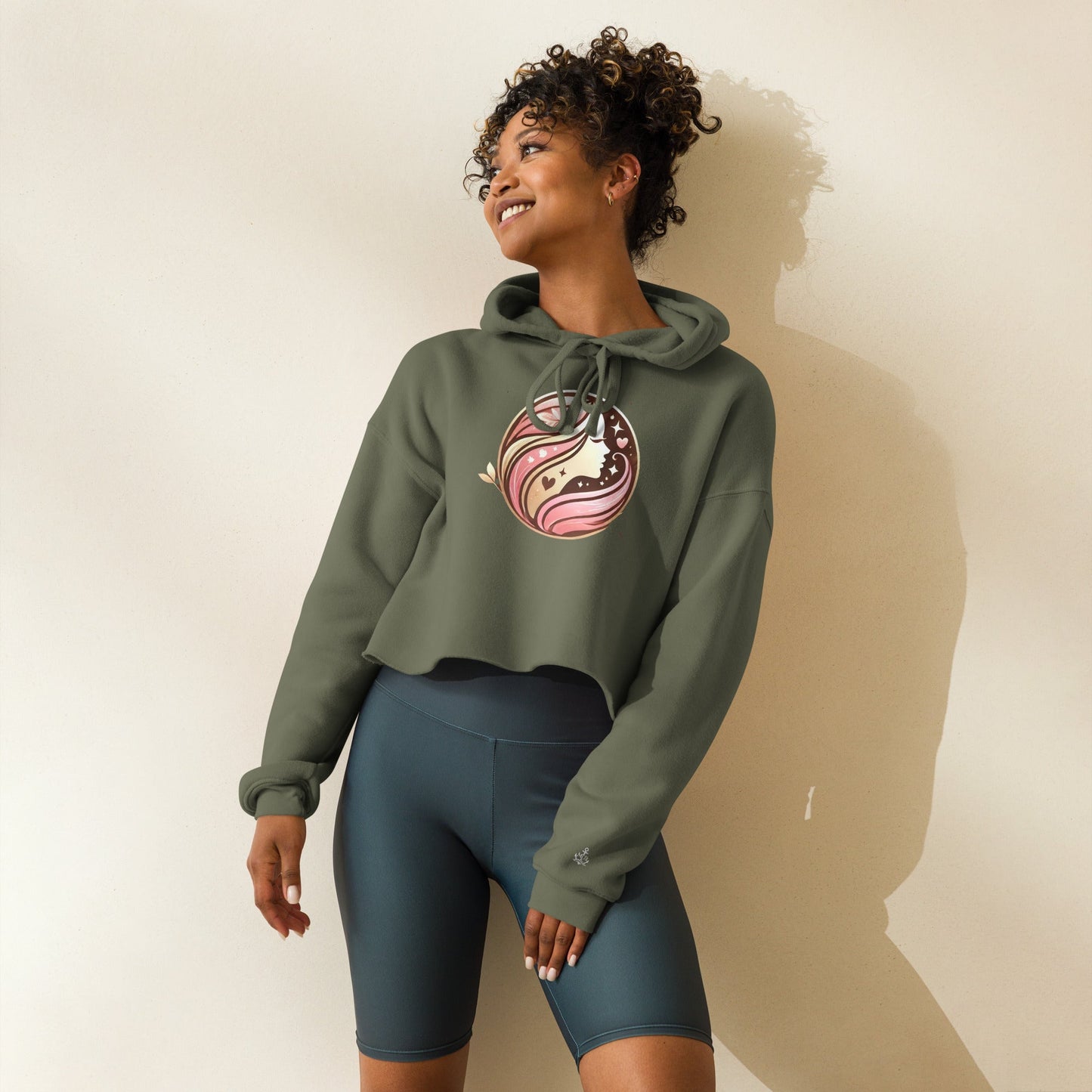 Million Dollar Beauties Debut Emblem Crop Hoodie