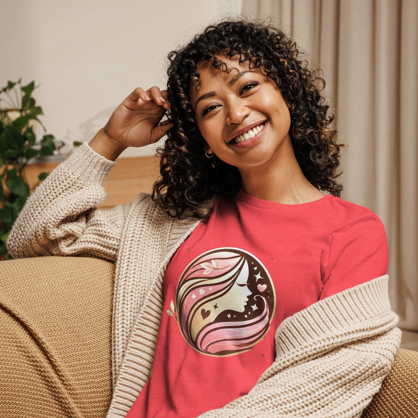 Camiseta relajada de mujer con el logo de Million Dollar Beauties