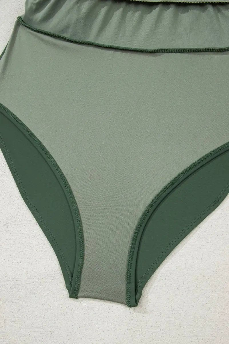 Dresses Love Salve Green Swim Dress Women's Vacation One-Piece Adjustable Straps A-Line