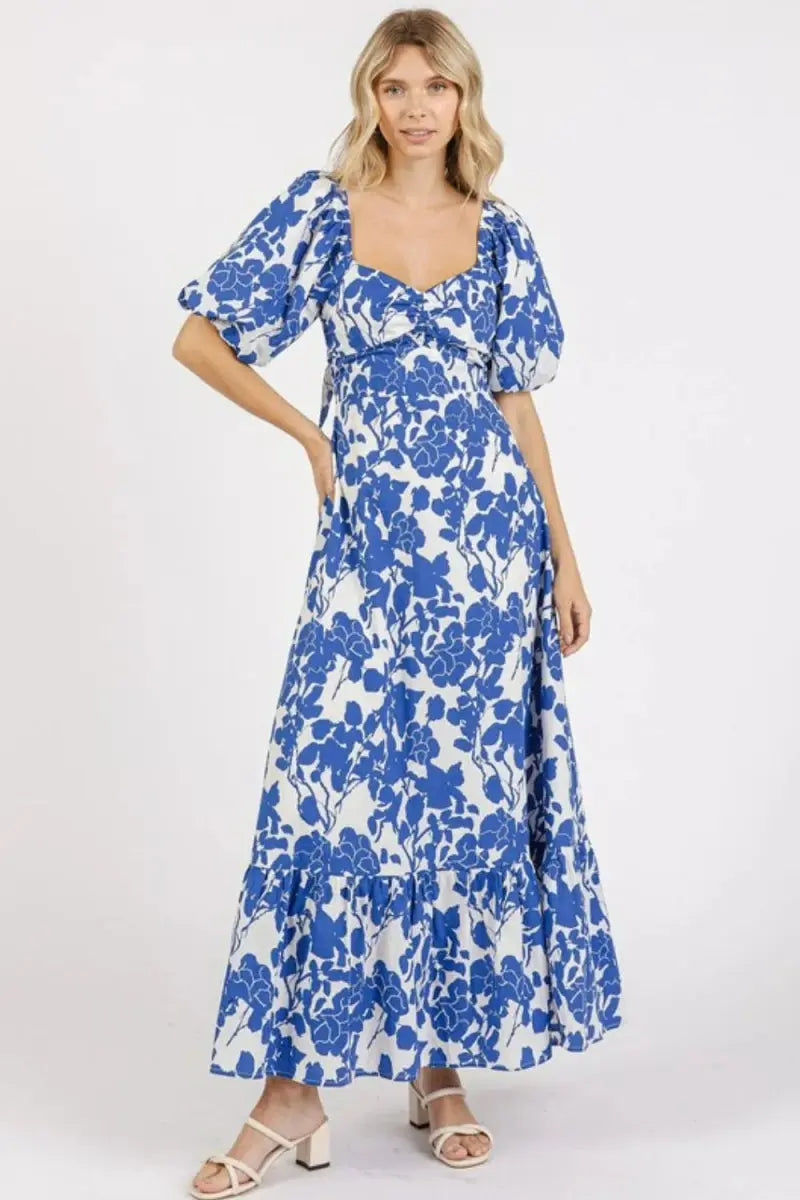Dresses Trendsi Floral Cutout Dress Women's Party Mini Dress Sweetheart Neck, USA Ship