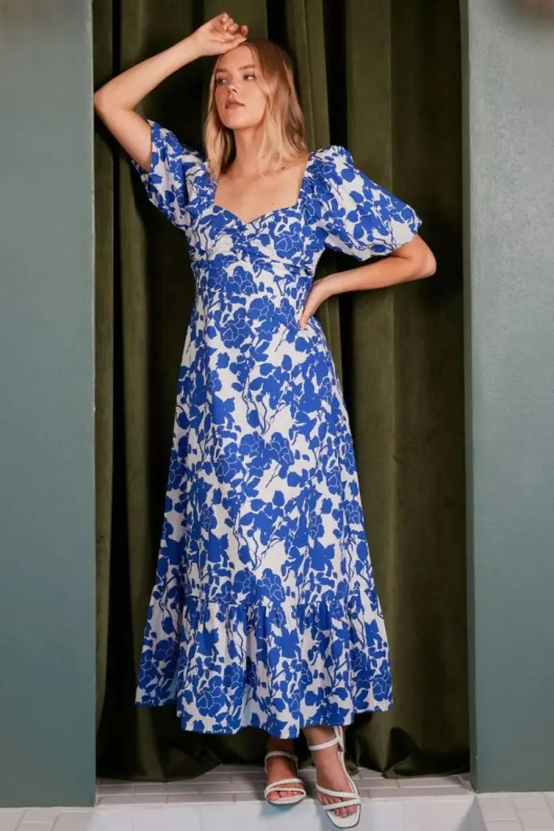 Dresses Trendsi Floral Cutout Dress Women's Party Mini Dress Sweetheart Neck, USA Ship